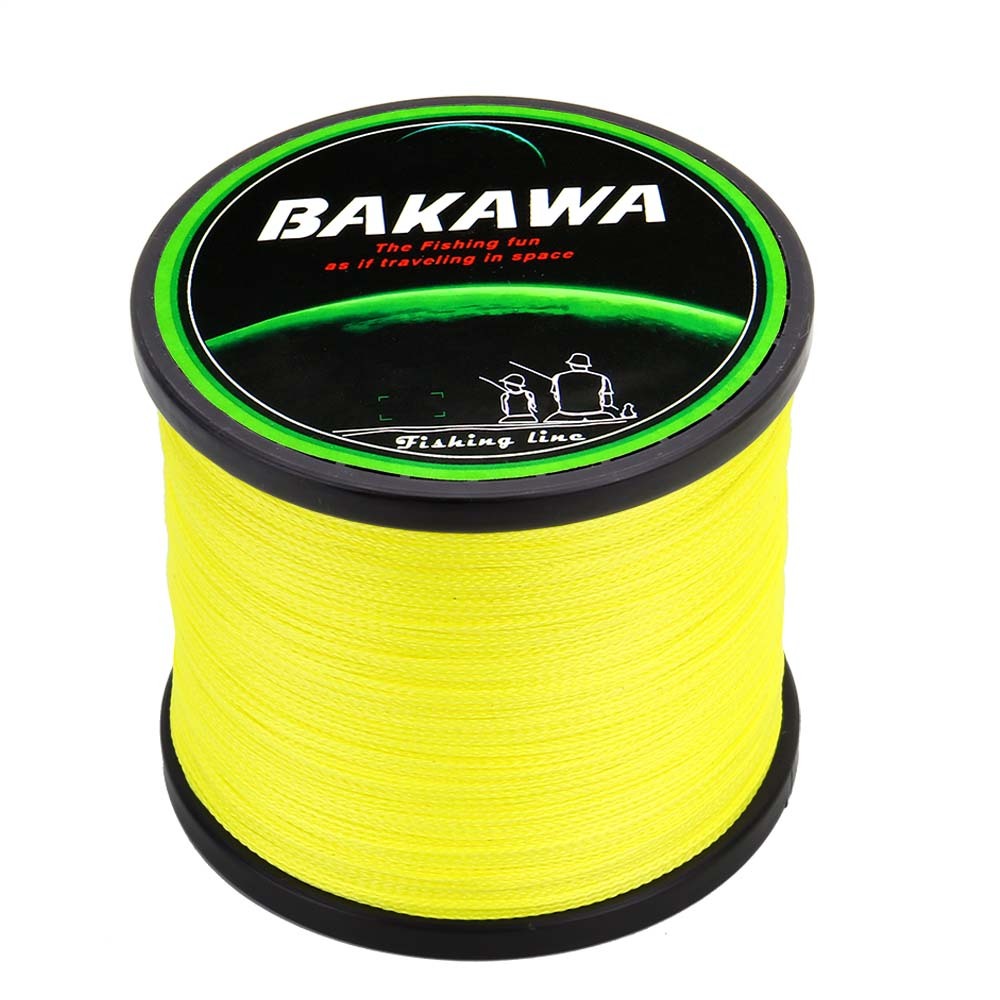 BAKAWA SuperPower 1000 4 Strand 18LB 80LB PE Braided Fishin