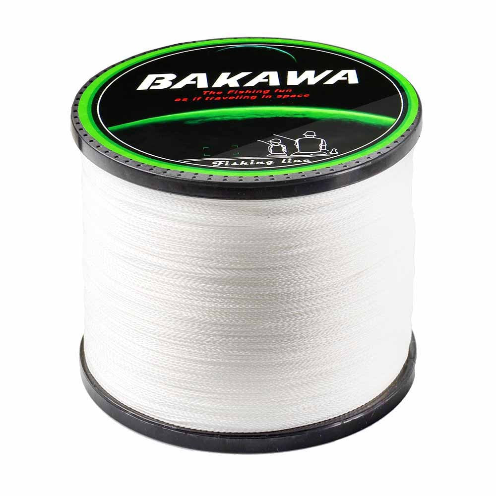 BAKAWA SuperPower 1000 4 Strand 18LB 80LB PE Braided Fishin