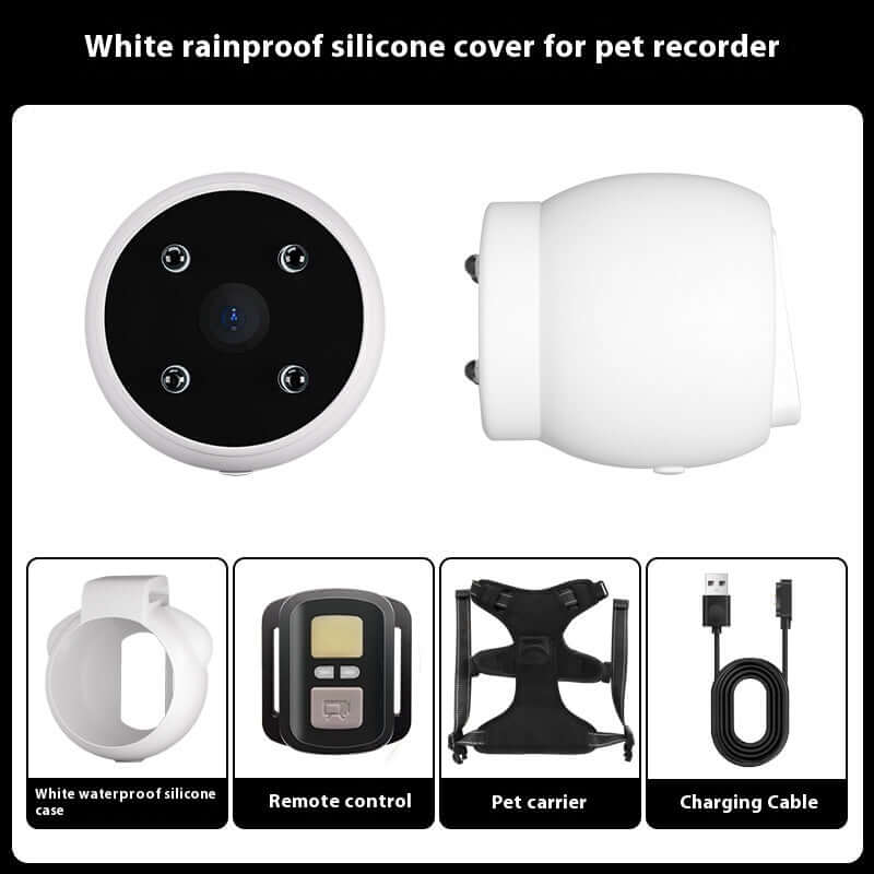 Pets Recorder Pet Tracker Collar Dogs and Cats Viewing Angle Motion Recording Camera Action Camera with Video Records Cat Collars Camera Sport Pet Products