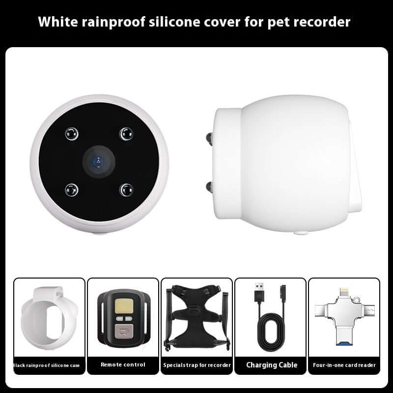 Pets Recorder Pet Tracker Collar Dogs and Cats Viewing Angle Motion Recording Camera Action Camera with Video Records Cat Collars Camera Sport Pet Products