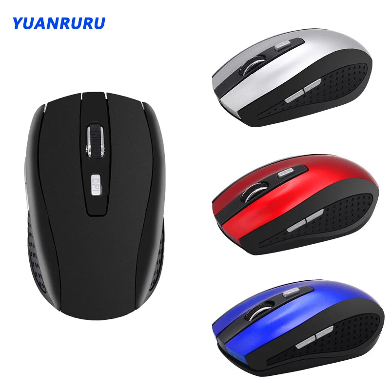 Wireless Gaming Mouse 2.4G Wireless Gadgets 2.4GHz USB Adapter Trackball Mouse USB Mouse Home Office For PC Laptop Gaming