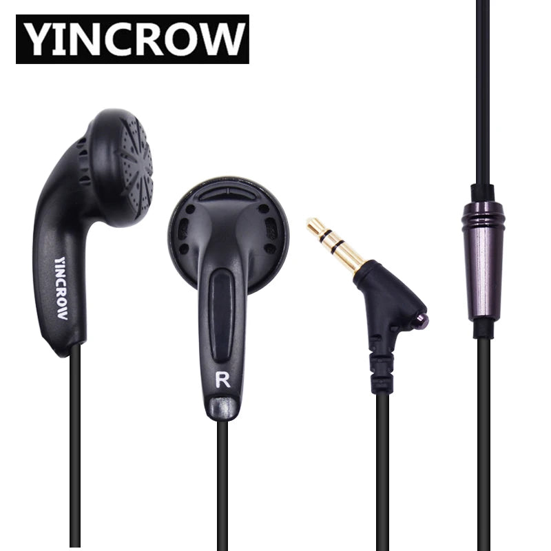 YINCROW X6 In Ear Earphone Earbud Flat Head Plug Earplugs PK PK1 MX985 MX500 Kill Monk Earbud Free Shipping