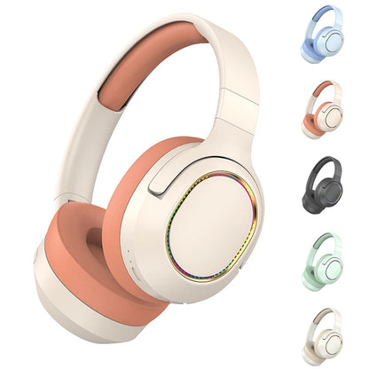 P2963 Wireless Headsets Over-Ear Stereo Earphones With Folding Head Band Buttons Control Headphone For Phone Computer Laptop