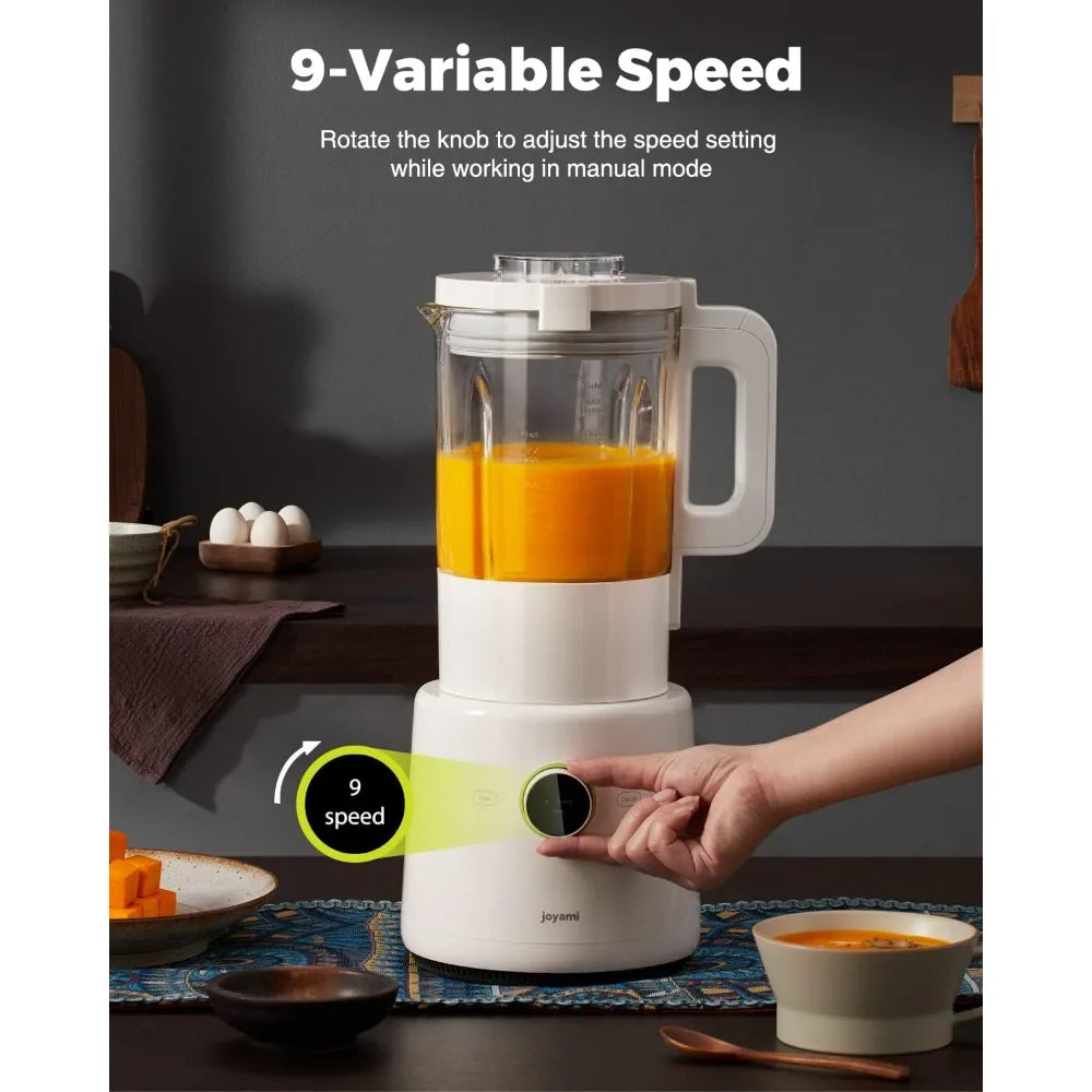 Countertop Food Blender, Hot Soup Maker, Mijia App Control, Adjustable 9-Speed, Pulse - Blending, Crushing, Mixing,