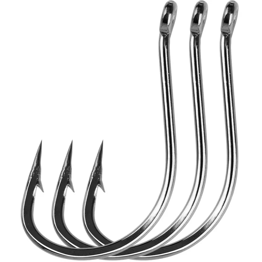 100pcs Barbed Fishing Hooks